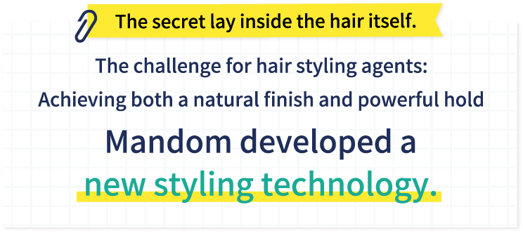 The secret lay inside the hair itself.