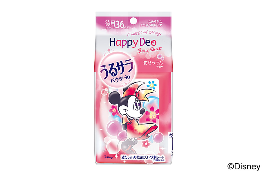 mandom Happy Deo Body Sheet Fresh & Smooth Floral Soap