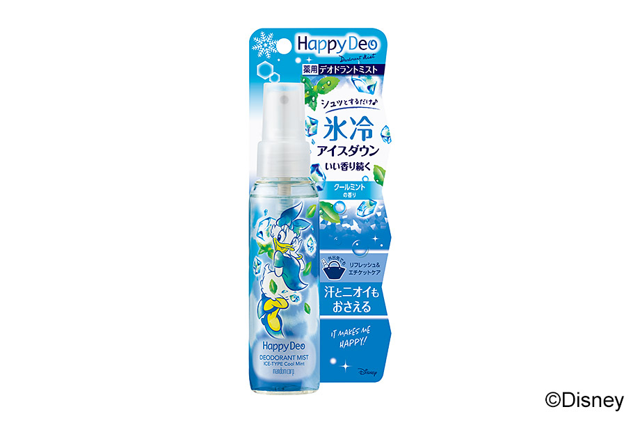 mandom Happy Deo Deodorant Mist Ice-Type Cool Mint (Quasi-drug)