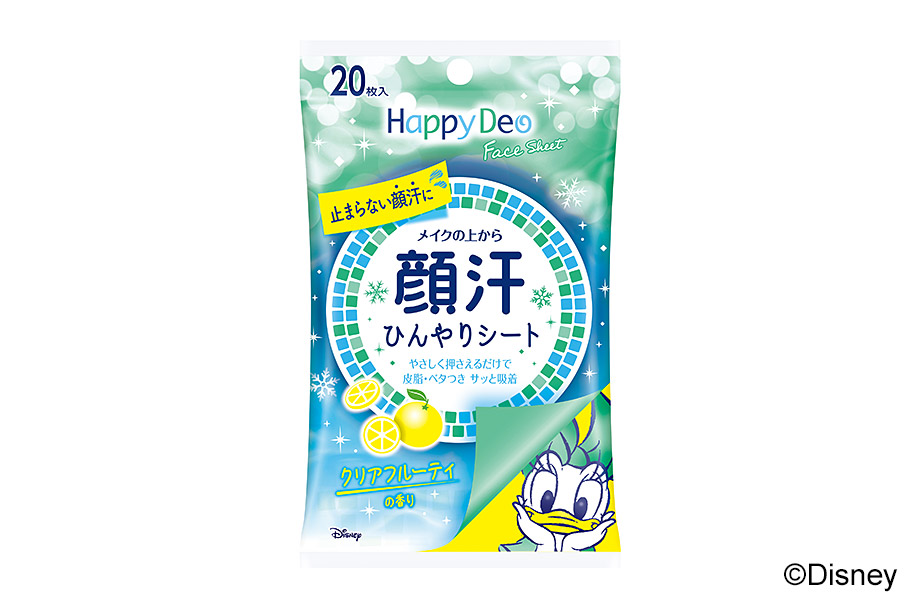 mandom Happy Deo Face Sheet Clear Fruity