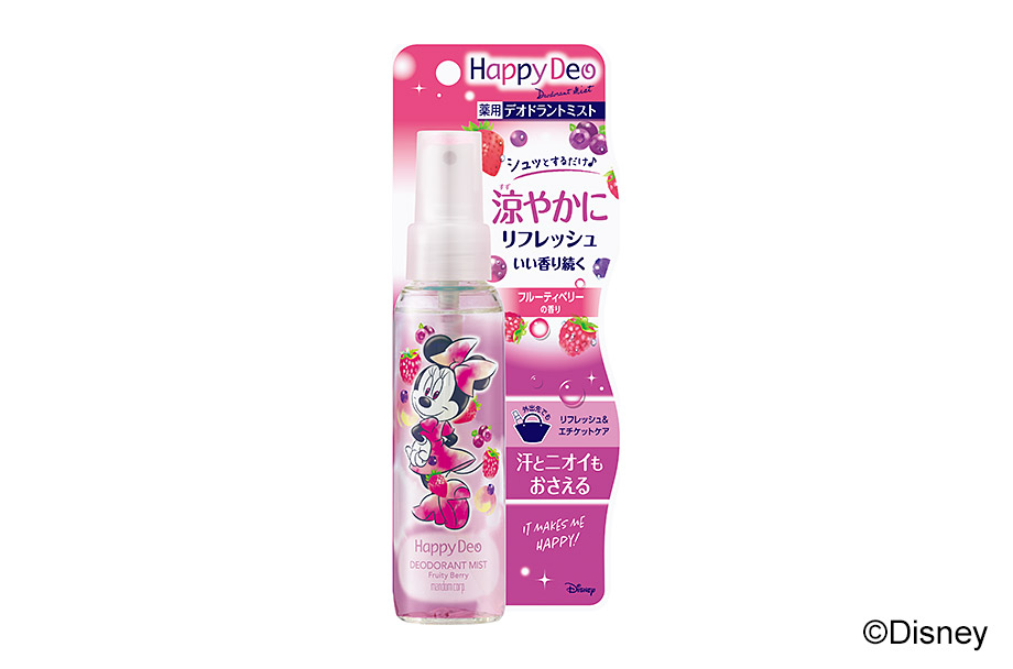 mandom Happy Deo Deodorant Mist Fruity Berry (Quasi-drug)