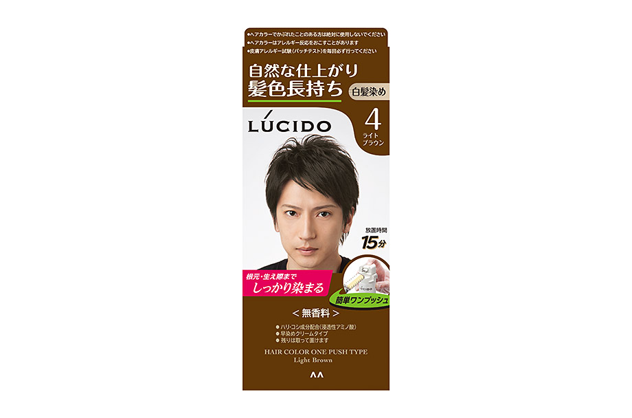 Hair Color One Push Type Light Brown  (Quasi-drug)