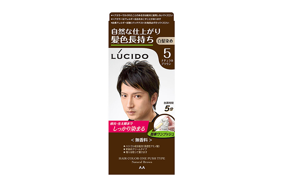 Hair Color One Push Type Natural Brown  (Quasi-drug)